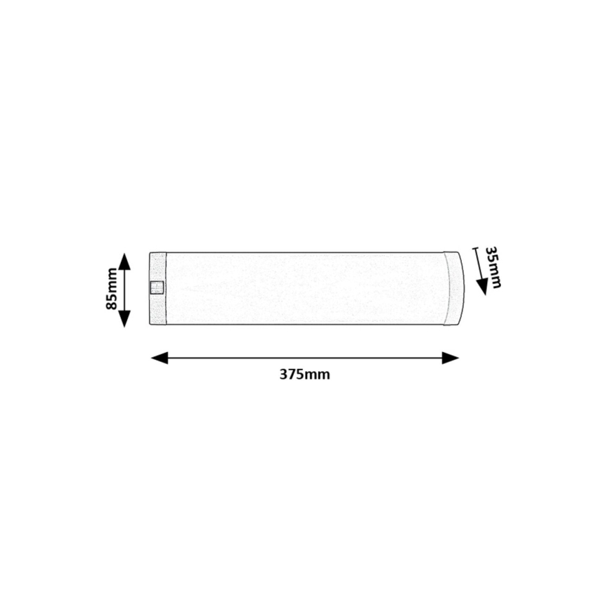 Rabalux - LED Podlinkové svietidlo LED/5W/230V 4000K chróm