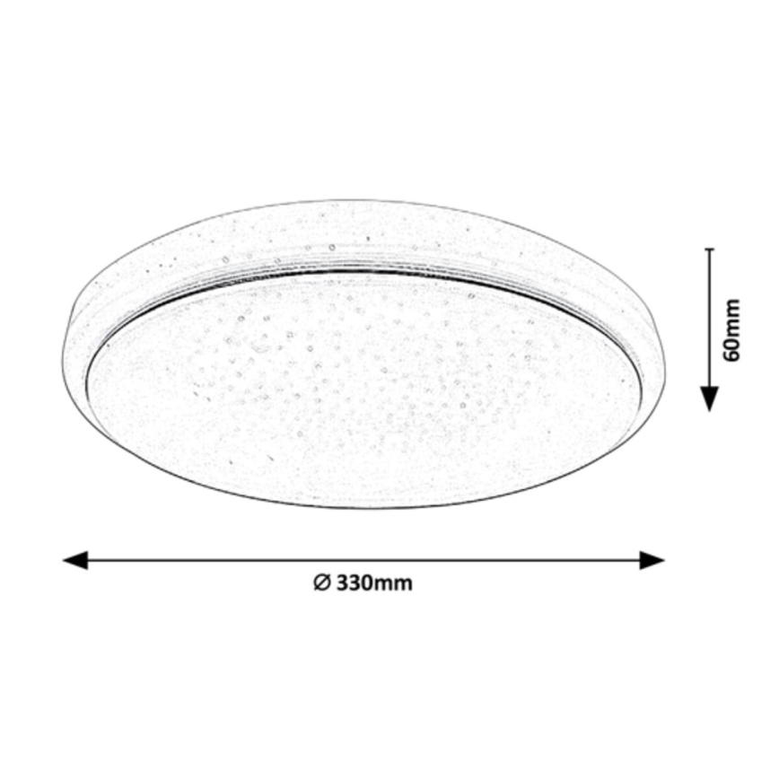 Rabalux - LED Stropné svietidlo LED/18W/230V