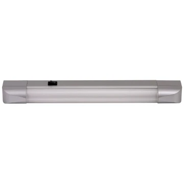 Rabalux - Podlinkové svietidlo BAND LIGHT 1xG13/10W/230V 39,5 cm strieborná
