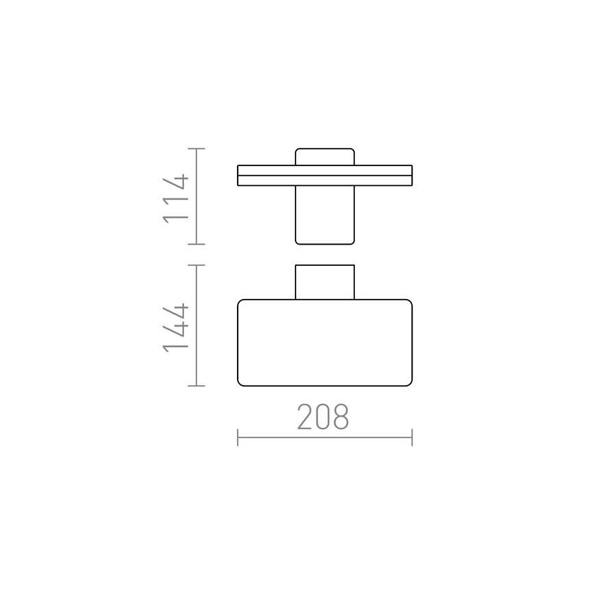 RED - Design Rendl-R11947- LED Vonkajšie nástenné svietidlo RINA LED/12W/230V IP65