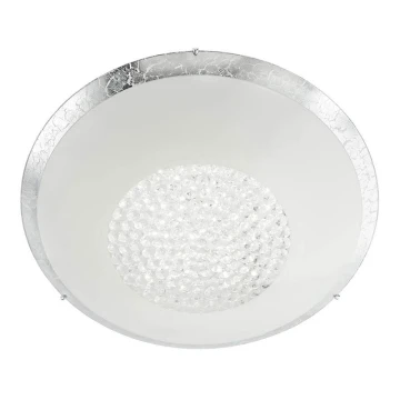 Redo 05-898 - LED Krištáľové stropné svietidlo RA LED/12W/230V pr. 30 cm strieborná