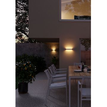 Redo 90404 - LED Vonkajšie nástenné svietidlo DASH LED/9W/230V 4000K IP65 hnedá