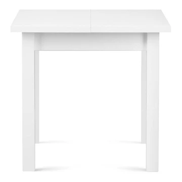 Rozkladací jedálenský stôl SALUTO 76x110 cm buk/biela