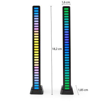 SADA 2x LED RGB Nabíjacia stolná lampa LED/250 mAh