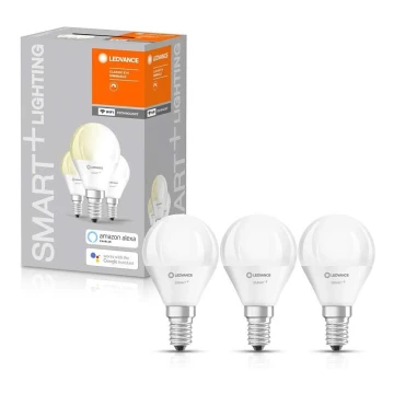 SADA 3x LED Stmievateľná žiarovka SMART+ E14/5W/230V 2700K Wi-Fi - Ledvance