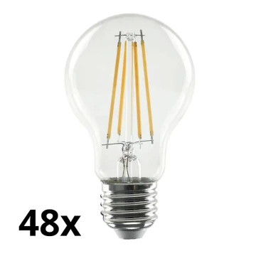 SADA 48x LED Žiarovka VINTAGE A70 E27/13W/230V 2700K