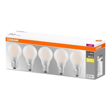 SADA 5x LED Žiarovka E27/7W/230V 2700K - Osram