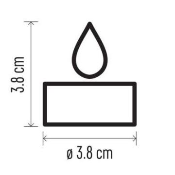 SADA 6x LED Vianočná dekorácia 6xLED/6xCR2032 zlatá