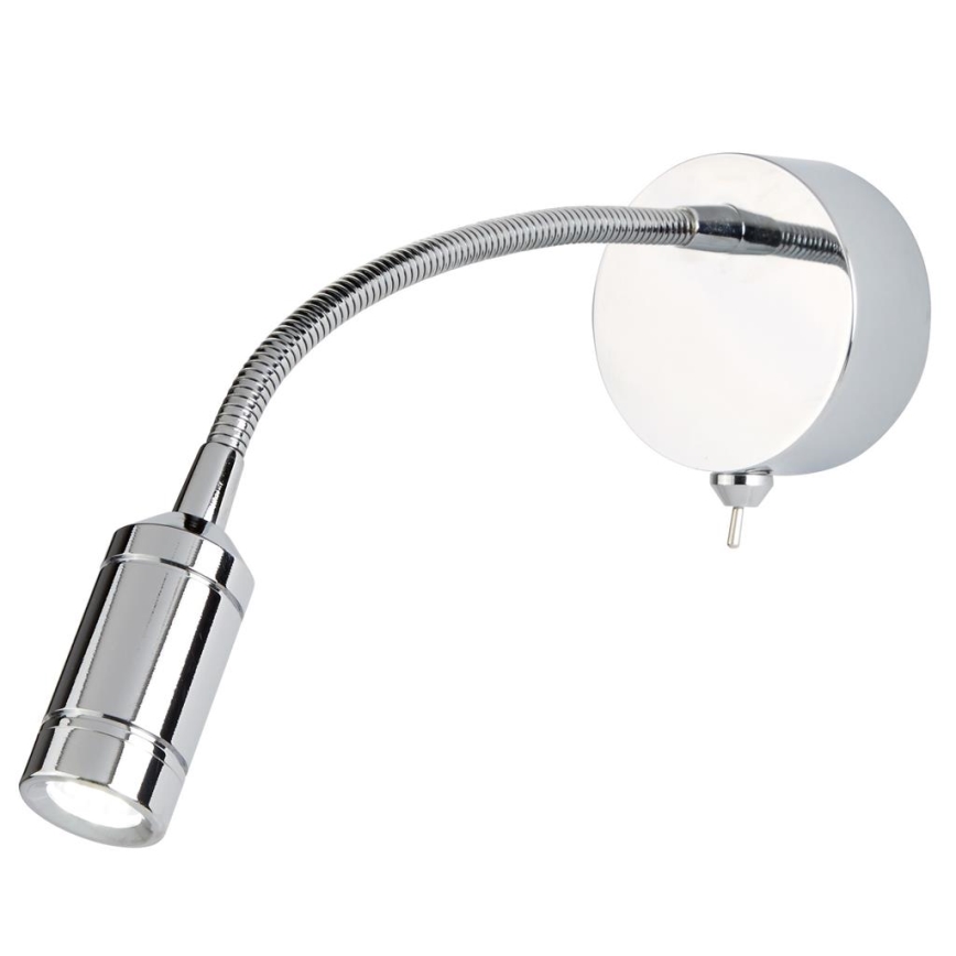 Searchlight - LED Flexibilná lampička ADJU LED/1W/230V chróm