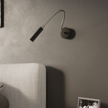 Flexibilná lampička AXIL 1xG9/12W/230V čierna