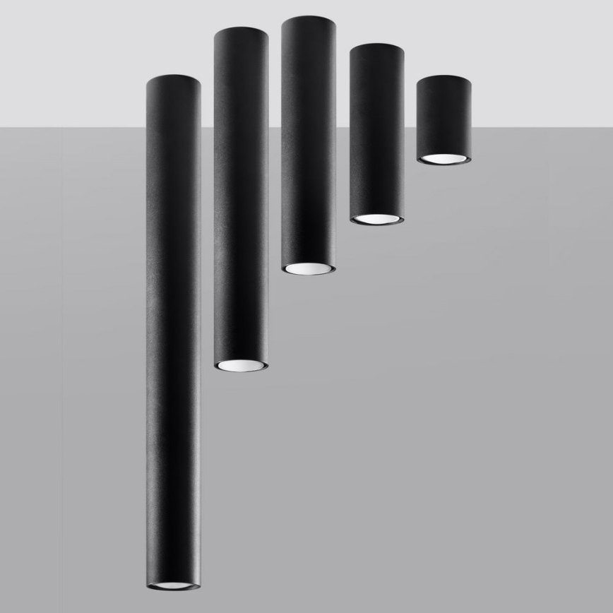 Bodové svietidlo LAGOS 1xGU10/40W/230V 60 cm čierna