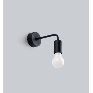 Nástenná lampa NORAH 1xE27/15W/230V čierna