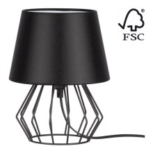 Spot-Light - Stolná lampa MANGOO 1xE27/40W/230V čierna – FSC certifikované