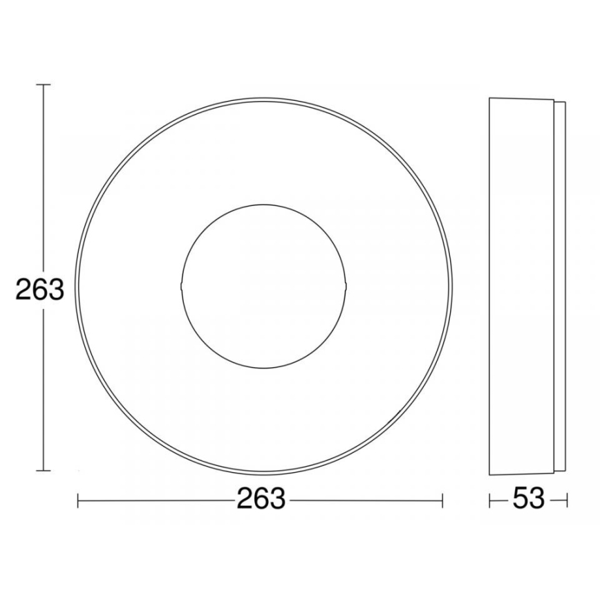 Steinel 078775 - LED Stropné svietidlo RS 200 C LED/17,1W/230V 3000K IP54