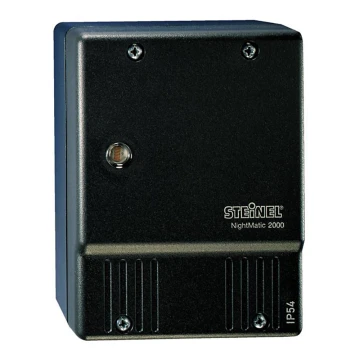 STEINEL 550318 - Súmrakový spínač NightMatic 2000 čierna IP54