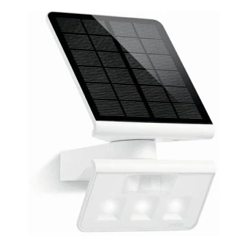 STEINEL 671006 - Solárný senzorový LED-reflektor XSolar L-S 0,5W/LED biela IP44