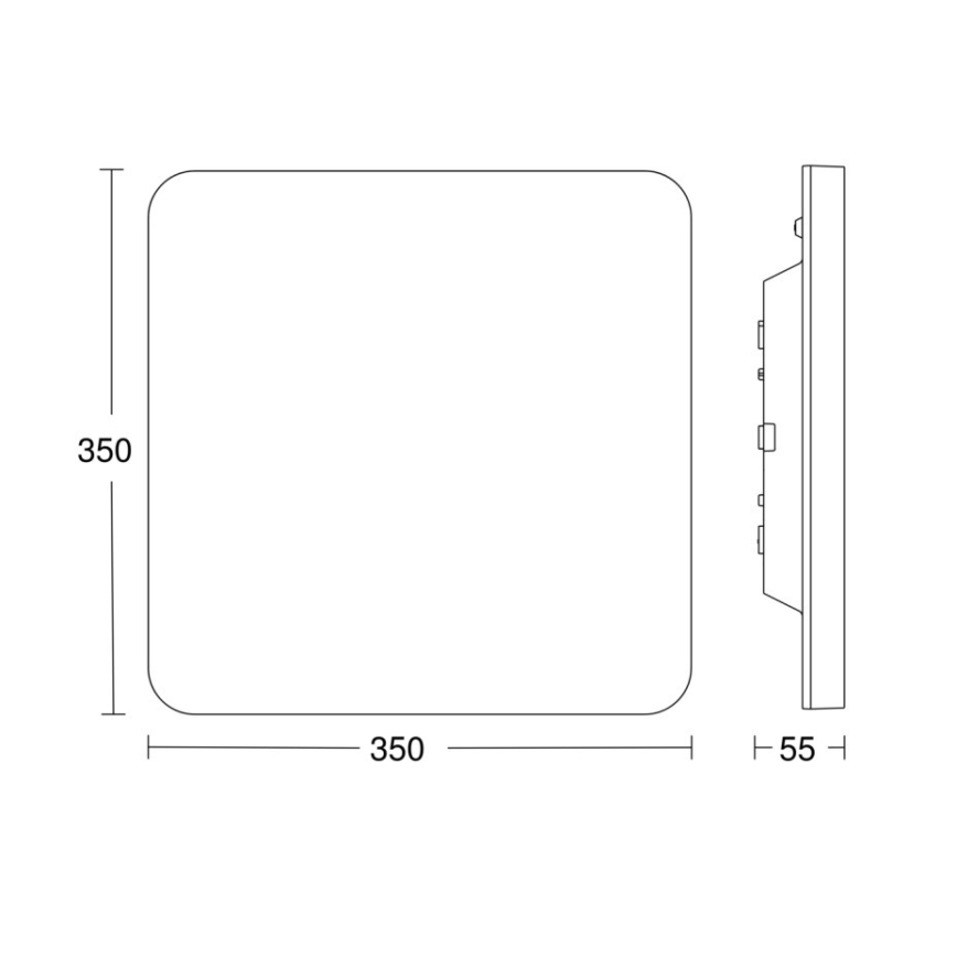 Steinel - LED Stmievateľné stropné svietidlo s senz.RSPROR30QBASICSC 23,26W/230V IP40 3000K