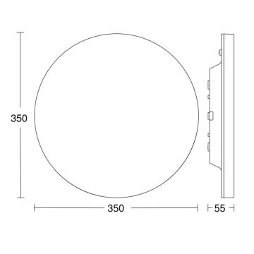 Steinel 067724 - LED Stmievateľné stropné svietidlo so senzorom RS PRO R20 PLUS 15,86W/230V IP40 4000K