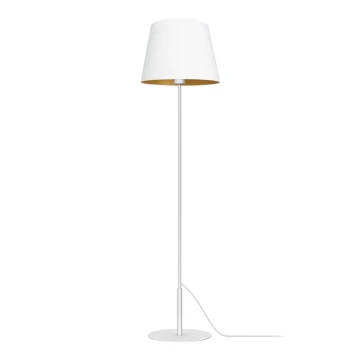 Stojacia lampa ARDEN 1xE27/60W/230V biela/zlatá