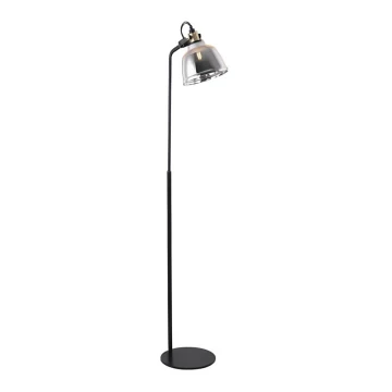 Stojacia lampa ASGARD 1xE27/11W/230V šedá/čierna/zlatá