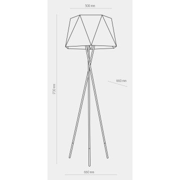 Stojacia lampa IVO 1xE27/25W/230V čierna/zlatá