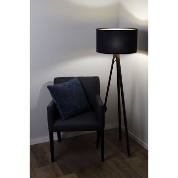 Stojacia lampa STANDART 1xE27/60W/230V modrá/hnedá