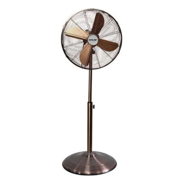 Stojanový ventilátor 60W/230V pr. 40 cm medená