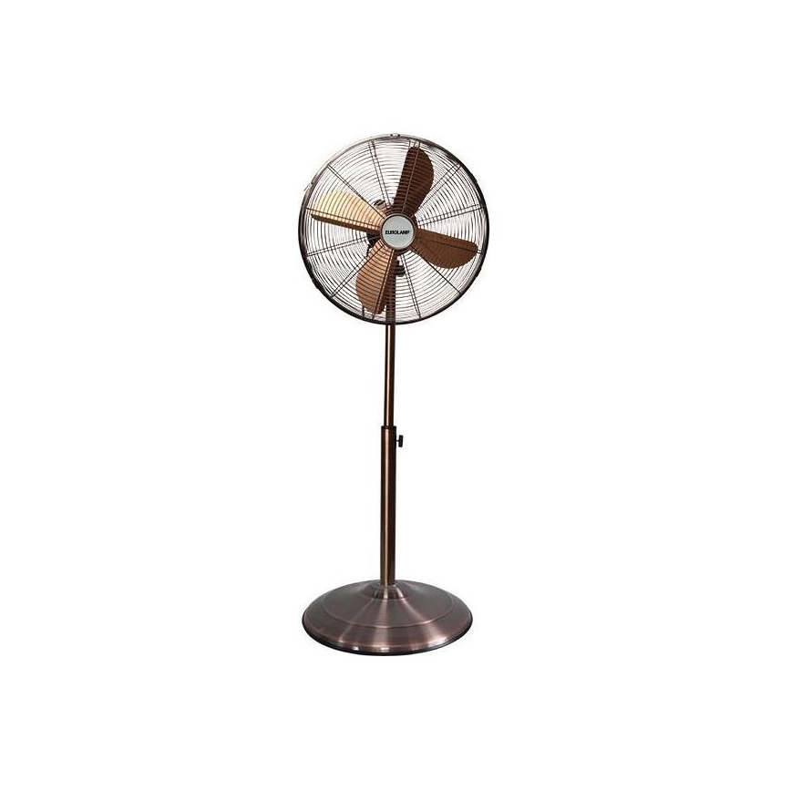 Stojanový ventilátor 60W/230V pr. 40 cm medená