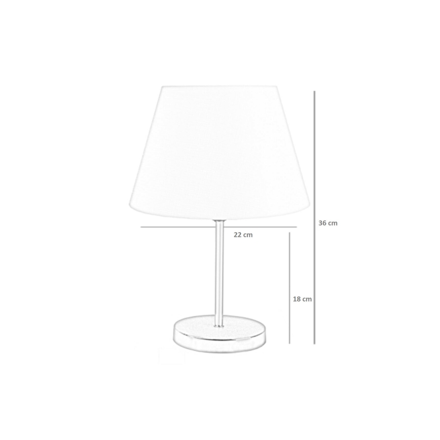 Stolná lampa 1xE27/60W/230V medená