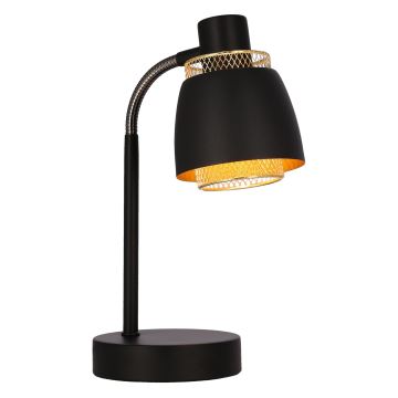 Stolná lampa ALEKSANDRIA 1xE14/40W/230V čierna/zlatá