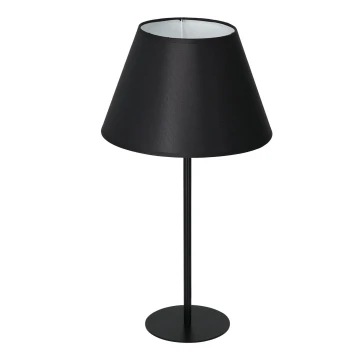 Stolná lampa ARDEN 1xE27/60W/230V pr. 30 cm čierna/biela