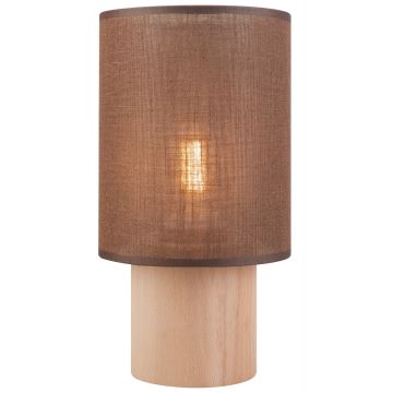 Stolná lampa ARI TABLE 1xE27/60W/230V hnedá/buk