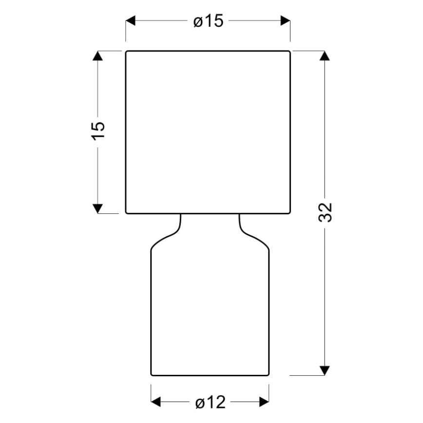 Stolná lampa INER 1xE14/40W/230V béžová