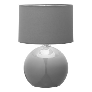 Stolná lampa PALLA 1xE27/15W/230V šedá