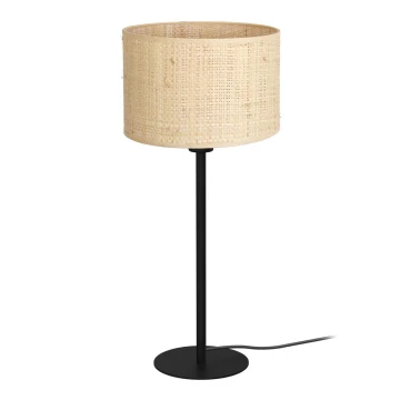 Stolná lampa RATTAN 1xE27/60W/230V pr. 25 cm ratan