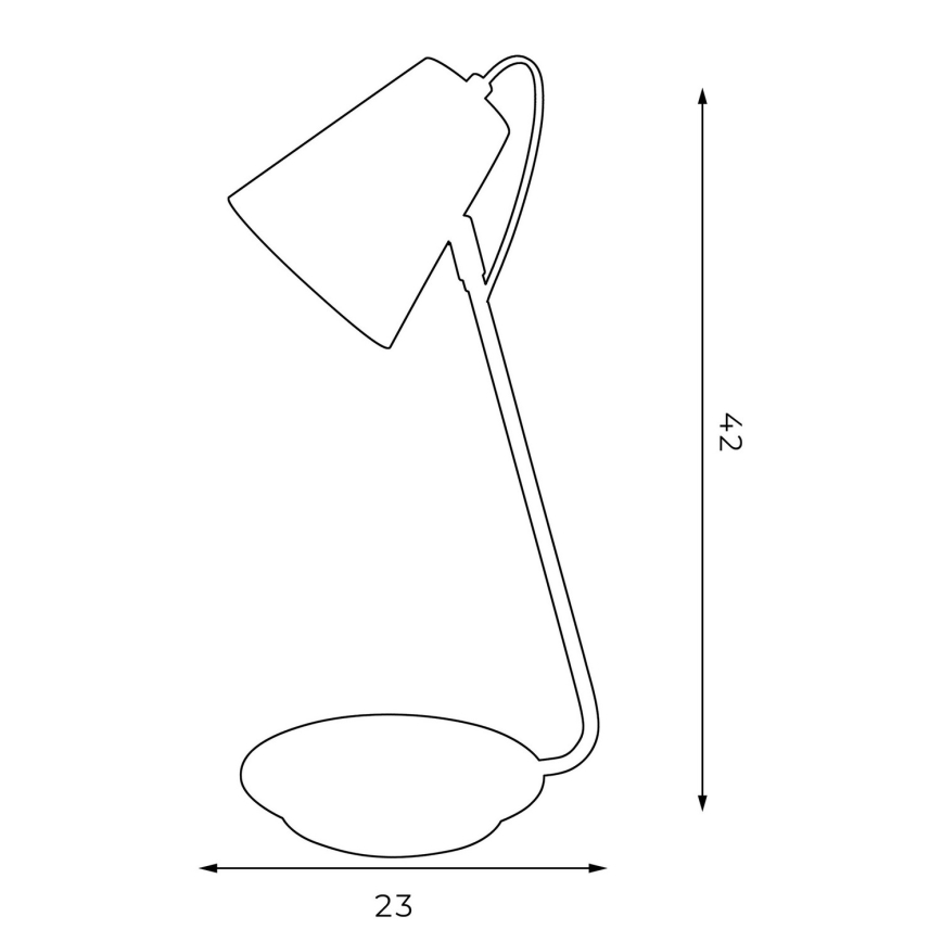 Stolná lampa TABLE LAMPS 1xE27/60W/230V