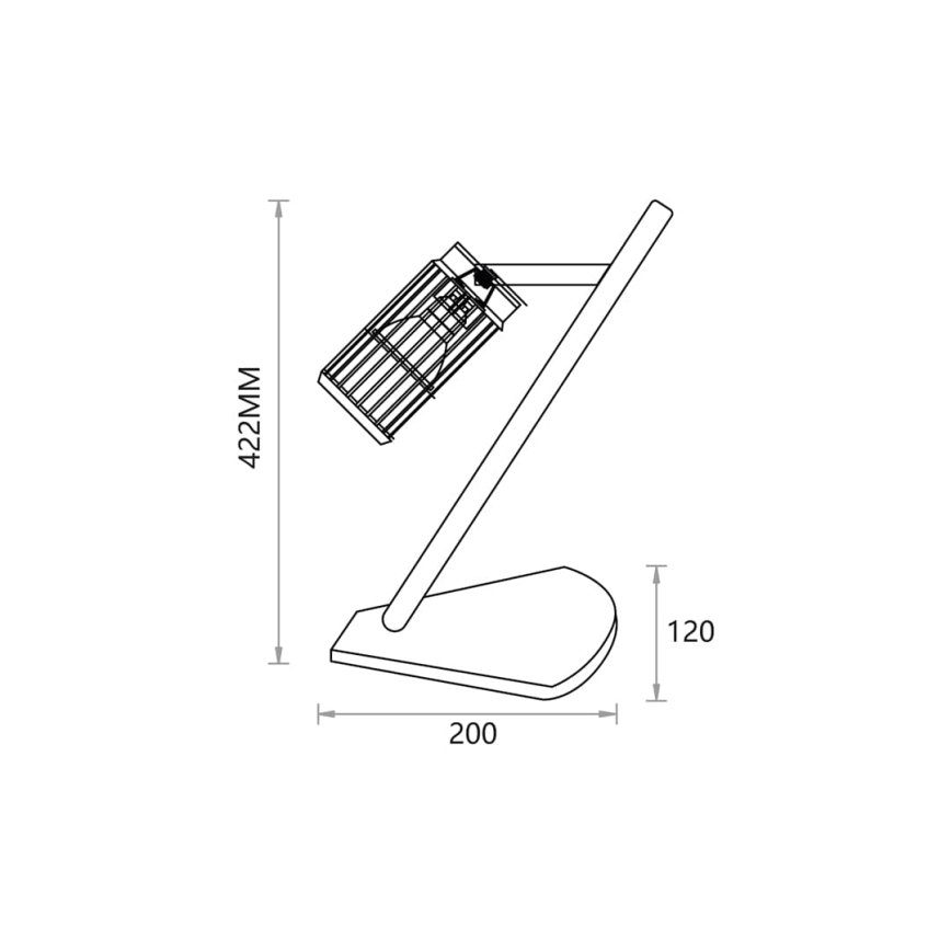 Stolná lampa VERTICAL 1xGU10/8W/230V biela