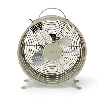 Stolný ventilátor RETRO 20W/230V šedá ø25 cm