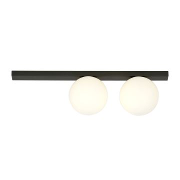 Stropné svietidlo FIT 2xE14/10W/230V čierna/biela