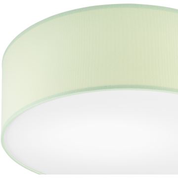 Stropné svietidlo SIRJA PASTEL 1xE27/60W/230V pr. 35 cm zelená
