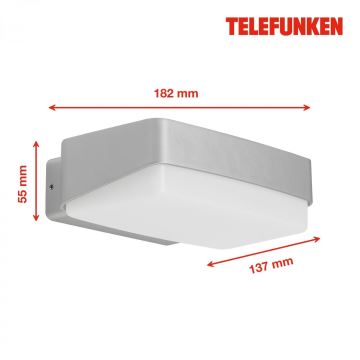 Telefunken 312204TF - LED Vonkajšie nástenné svietidlo LED/14W/230V IP44