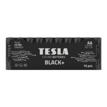 Tesla Batteries - 10 ks Alkalická batéria AA BLACK+ 1,5V 2800 mAh
