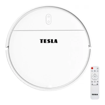 TESLA Electronics RoboStar - Inteligentný robotický vysávač 2v1 2500 mAh Wi-Fi Tuya biela + diaľkové ovládanie