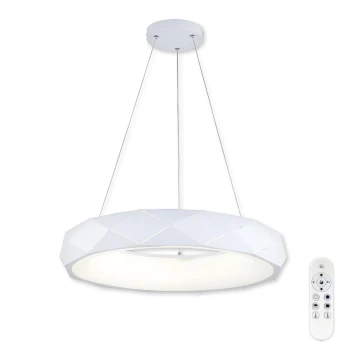 Top Light - LED Stmievateľný luster na lanku APOLO LED/45W/230V biela + diaľkové ovládanie