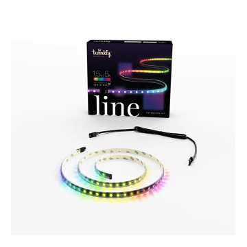 Twinkly - LED RGB Predlžovací stmievateľný pásik LINE 100xLED 1,5 m Wi-Fi