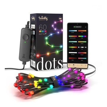 Twinkly - LED RGB Stmievateľný pásik DOTS 60xLED 3 m Wi-Fi USB