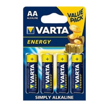 Varta 4106 - 4 ks Alkalická batéria ENERGY AA 1,5V
