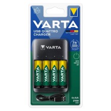 Varta 57652101451 - Nabíjačka batérií 4xAA/AAA 2100mAh 5V