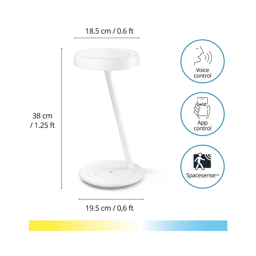 WiZ - LED Stmievateľná stolná lampa PORTRAIT LED/10W/5V Wi-Fi 2700-6500K CRI 90