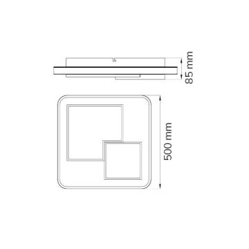 Wofi 11610 - LED Stmievateľné stropné svietidlo FELA LED/40,5W/230V 3000K